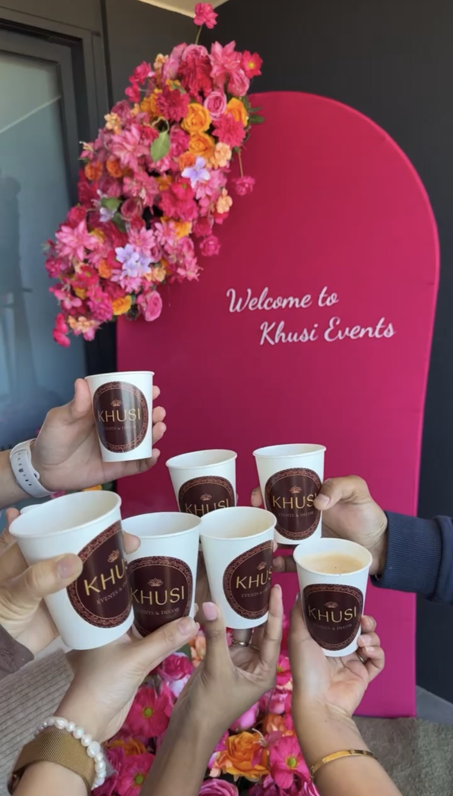 Khusi lunch event invitation graphic